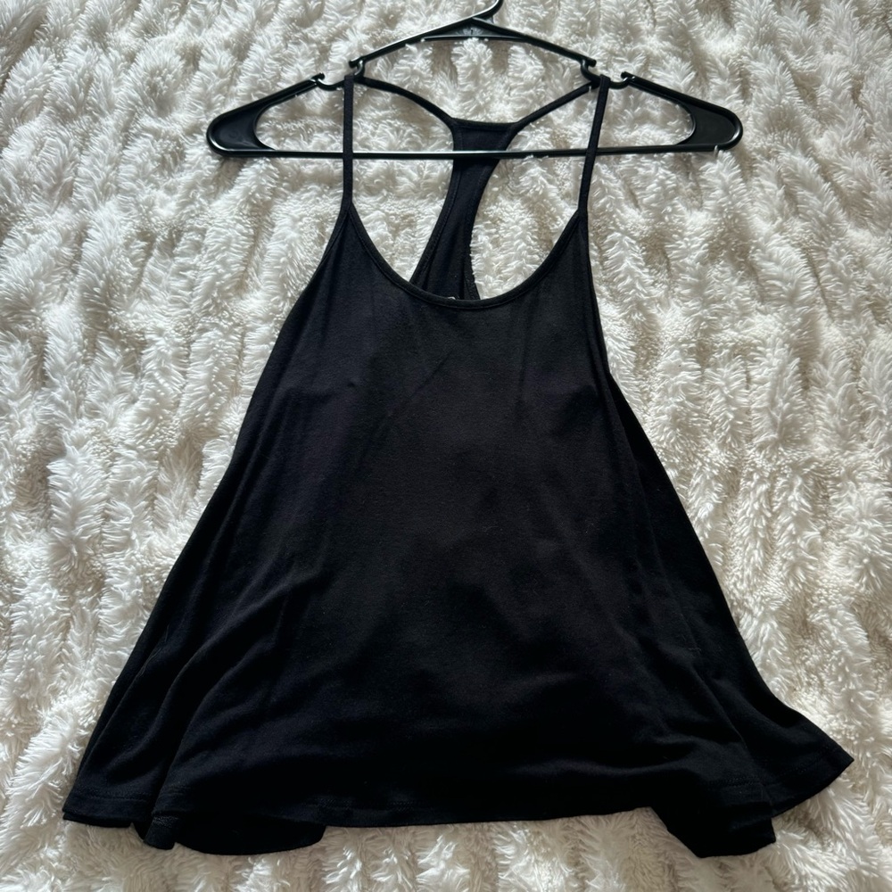 Decree Flowy Racer Back Cropped Tank Size XS